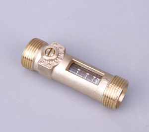 1/2 \ "真ちゅう製ソーラーバランシングボールバルブ手動油圧制御構造水流量計OEMカスタマイズ可能な一般的なアプリケーション - Product Image 6