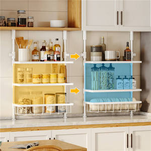 Estante Metálico de 3 Niveles para Especias, Montado en la Pared, Organizador de Cocina Multifuncional, Directo de Fábrica - Product Image 4