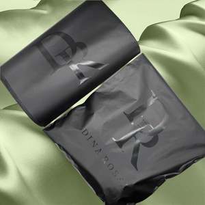 Bolsas de Embalaje de Plástico para Envíos por Correo, Impresas Personalizadas, Color Negro Mate Esmerilado, con Logotipo, para Ropa y Prendas - Product Image 3