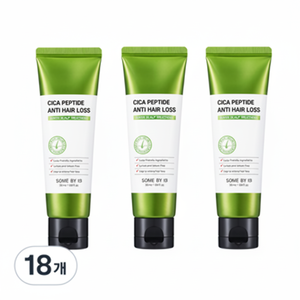Somebymi Cica Peptide Trattamento Anticaduta per Cuoio Capelluto, 18 Pezzi, Maschera per Capelli in Tubo da 50ml, Scontata - Product Image 1