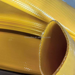 Tuyau plat <span class=keywords><strong>en</strong></span> TPU de grande taille 12 "16" avec raccord SS équivalent Victaulic tuyau de vidange tuyau de filetage tuyau - Product Image 1