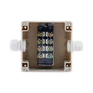 120x120x90mm <b>Waterproof</b> Junction <b>Box</b> One-in-one-out 60A Terminal Block PG16 Cable Gland Enclosure Terminal <b>box</b> - Product Image 1