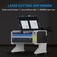 Machines de découpe et de gravure laser CO2 60W80W100W130W150w 6090 600*900mm, découpeuse laser CNC pour bois, acrylique, contreplaqué, caoutchouc