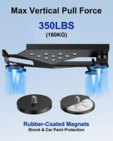 Soporte Starlink Mini de Acero Inoxidable con Succión Magnética de Doble Uso para RV, Camiones, Barcos V4, Ideal para Camping en Condiciones Extremas de Alta Velocidad