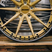 Jantes en alliage de luxe personnalisées en fibre de carbone forgée ZXMM 5x114.3 5x130 5x139.7 jantes 15-26 pouces pour roues de voiture BMW Rolls-Royce mercedes