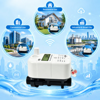 Compteur d'eau intelligent ultrasonique AMR IP68 4G avec lecture à distance RS485 Modbus Lora IoT et vanne à boisseau pour usage domestique