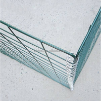 Barrière pour animaux, clôture décorative de jardin sans creuser, clôture en fil métallique antirouille, bordure pour chiens, lapins, piquets de sol