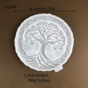 Molde de Silicona para Resina Hecho a Mano, Estilo DIY, Adornos Decorativos y Herramientas para Pasteles, Molde de Yeso para Resina - Product Image 3
