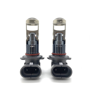 Mini projecteur bi-LED pour phares de voiture, ampoules H11 H8 H9 9005 HB3 9006 HB4 120W, super lumineuses, feux antibrouillard turbo automatiques 6000K - Product Image 1