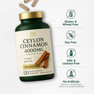 Harga terbaik suplemen <span class=keywords><strong>Herbal</strong></span> kayu manis Ceylon 4000mg mendukung pencernaan dan sirkulasi 120 kapsul - Product Image 2