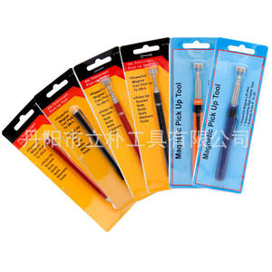 Herramienta de Recogida Magnética Retráctil Li Pu con Clip para Bolígrafo, 55g, Acero Níquel-Cromo, Manual, Rojo, Negro, Naranja, Azul - Product Image 2