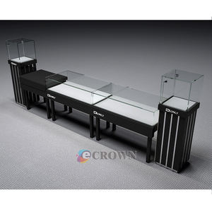 Kiosk Jewelry Display Cabinet <strong>Swiss</strong> case Design Ornaments Mall Jewelry case Straight Kiosk Jewelry Display Cabinet Marble Design OEM - Product Image 5