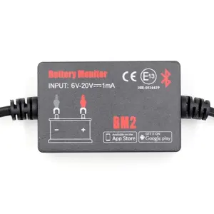 배터리 모니터 BM2 전화 앱 BT 4.0 장치 모든 자동차 6V-20V 배터리 테스터