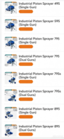 Nouveau pulvérisateur de peinture sans air portable sur chariot, pulvérisateur de peinture au latex avec pistolet et tuyau pour la décoration de bâtiments