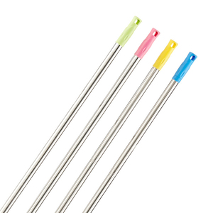 Wholesale Plastic Handle 120CM Stainless Steel Mop Broom Stick
