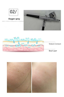 Appareil professionnel de peeling à jet d'eau oxygénée, hydradermabrasion, rajeunissement de la peau, élimination des cicatrices d'acné et des rides, garantie 1 an (US/IT)