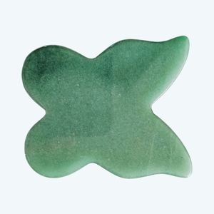 หยกธรรมชาติสีเขียวอเวนเจอรีน เครื่องมือเสริมความงามปรับรูปหน้า  กัวซาผีเสื้อ - Product Image 4