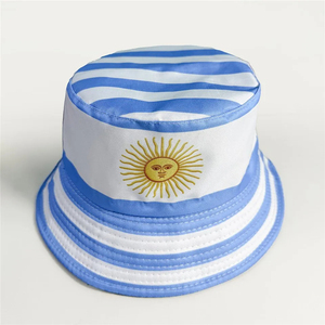 Personaliza Tu Propio Sombrero de Pescador con Patrón de Bandera Nacional de Fútbol, Gorra Casual de Verano con Protección Solar UV para Exteriores - Product Image 6