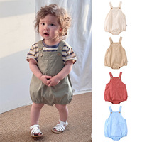 Chemises à rayures et body sans manches pour bébés garçons filles unisexe été 100% coton ensembles de vêtements pour enfants