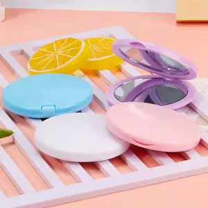 Round small cosmetic pocket mirrors wholesale small makeup mirror promotional gift custom logo mini mirror