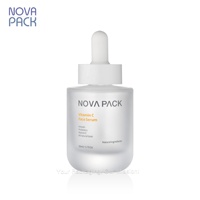 Fond rond 30ml 50ml Flacon compte-gouttes en verre dépoli Emballage de sérum pour le visage Flacon en verre cosmétique avec bouchon compte-gouttes large à double paroi