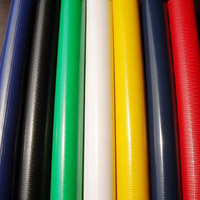 Haute Qualité 550gsm Poly 500d Noir Mat Pvc Étanche Bâche Polyester Tissu pour Bateau