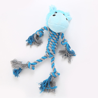 Nouveau produit pour chien, jouet en peluche pour chien en coton avec longues jambes, jouet à mâcher en corde