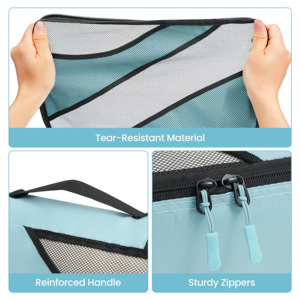 Venta Directa <span class=keywords><strong>de</strong></span> Fábrica, Juego <span class=keywords><strong>de</strong></span> 6 Bolsas <span class=keywords><strong>de</strong></span> Viaje Plegables, Ligeras, Duraderas e Impermeables, Personalizables - Product Image 3