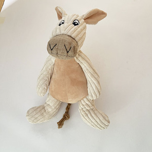 Jouet sonore personnalisé pour chien en peluche, en forme de batte de baseball et d'<span class=keywords><strong>âne</strong></span>, pour grands chiens - Jouet sonore à mordre - Product Image 4