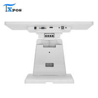 Monitor de Pantalla Táctil Capacitiva IPS de 15.6 Pulgadas Compatible con Sistema POS Windows, Resolución Serial de 1920x1080 para