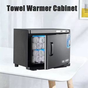 Calentador de Toallas Negro con Control Electrónico de Temperatura, Calentador de Toallas con Rodillos para Salón, Spa y Uso Doméstico - Product Image 1