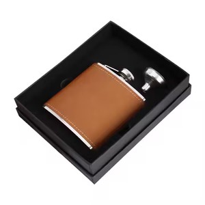 Petaca de <span class=keywords><strong>whisky</strong></span> de acero inoxidable y metal personalizada con logotipo personalizado, Petaca de cuero para <span class=keywords><strong>whisky</strong></span>, juego de regalo para <span class=keywords><strong>Sandy</strong></span> Macdonald - Product Image 6
