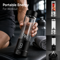 Mixeur Portable Personnalisé 200W USB Rechargeable pour Jus et Glace Pilée avec Logo Personnalisé pour Maison, Extérieur et Voiture