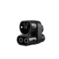 Adaptateur DC portable pour véhicule électrique CCS1 à CCS2 250A Chargeur rapide CCS1 à CCS2 Connecteur de charge