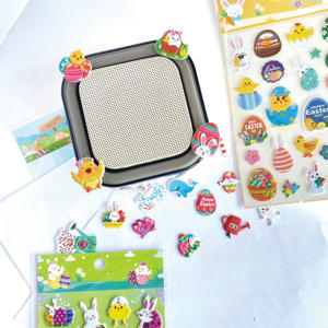 סיטונאים בועה מדבקות לאסטר לילדים 100 יח 'diy חמוד ארנבת חמוד מדבקות גיליון בתפזורת - Product Image 5
