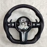 Volant en cuir en fibre de carbone pour BMW F10 F20 M3X1 X5 X6 X4 F30 F32 F33 F34 F35 X3 F25 F36 F80 F2 F22 F23 E46 E90 E60