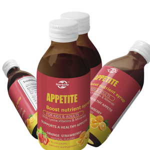 OEM Proviate GMP-zertifizierter Appetit Sirup Kräuter-Gewichts zunahme <span class=keywords><strong>Tonic</strong></span> für Kinder und Erwachsene 240ml Flasche - Product Image 2