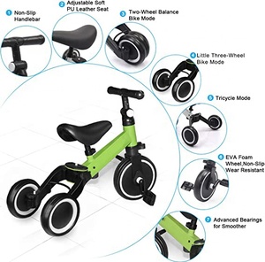 3 in 1 Kids Tricycles Kids <strong>Trike</strong> 3 Wheel Toddler Bike Boys <strong>Girls</strong> <strong>Trike</strong> for Toddler Tricycles Baby Bike Infant <strong>Trike</strong> Balance Bike - Product Image 2