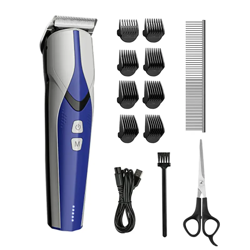 EASTO-tondeuse à cheveux électrique Rechargeable sans fil, Kit de toilettage, tondeuse pour barbe et corps, avec tous les accessoires