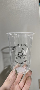 Vaso de plástico transparente para agua fría o caliente, para hookah, con logo personalizado impreso, venta al por mayor - Product Image 3