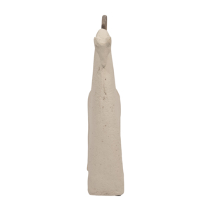 Statuetta decorativa di cavallo in ceramica e legno per decorare scaffali di casa, ufficio e soggiorno - Product Image 3