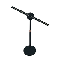 Support de projecteur de bureau avec tête sphérique pour bureau 20-40cm Angle de réglage Ventilateur d'hologramme 3D Support de projecteur