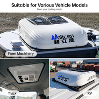 Holicen HLS-25A HLS-25B 600W-850W LKW/Wohnmobil/Auto Doppellüfter-Standklimaanlage 7000BTU-8500BTU Kühlleistung AC zum Nachrüsten