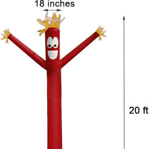 20ft ciel Air marionnette bras Flailing Tube Wacky ondulé vent volant danse homme pour bricolage se démarquer gonflable publicité danseur - Product Image 1