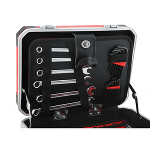 Estuche <span class=keywords><strong>de</strong></span> <span class=keywords><strong>herramientas</strong></span> multifuncional <span class=keywords><strong>de</strong></span> alta calidad, maletín <span class=keywords><strong>de</strong></span> plástico personalizado <span class=keywords><strong>de</strong></span> espuma, negro y rojo, sin <span class=keywords><strong>herramientas</strong></span> - Product Image 3