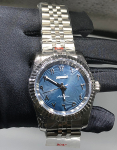 นาฬิกาข้อมือ NEW Nh35 Movement พร้อมโลโก้สั่งทำ คุณภาพสูง เครื่อง Seiko NH35 ออโตเมติก โครงกระดูก สำหรับผู้ชาย - Product Image 5