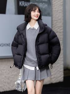 Venta al por mayor: Nueva chaqueta corta de plumón para el invierno 2025, moderna, informal y versátil, 90% plumón de pato, alta calidad - Product Image 4