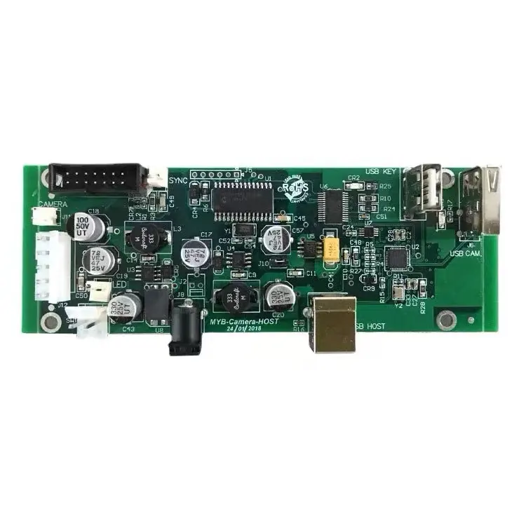 Merrillchip Industrial módulo amplificador personalizado Classe D dual-channel 2*120W alta potência digital amplificador board