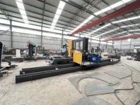 Scie à chaîne horizontale automatique Sawmill-world DL1300-1600, moteur 15 kW, coupe de bois 1300x1200 mm, haute sécurité, utilisation facile