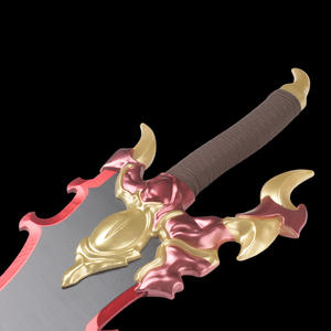 <span class=keywords><strong>Épée</strong></span> de personnage <span class=keywords><strong>manga</strong></span> Solo Leveling, reproduction originale, cadeau de Noël, accessoires de scène, <span class=keywords><strong>épée</strong></span> en bois avec fourreau en cuir - Product Image 5